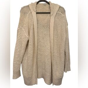 Aerie Open Front Hoodie Cardigan XS